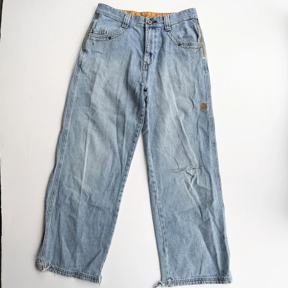 Y2K Vintage Timberland Distressed Jeans - Picture 1 of 11